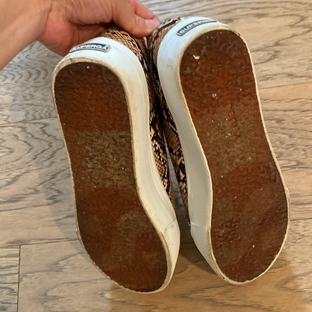 Superga Snakeprint Platform Sneakers - Picture 5 of 7